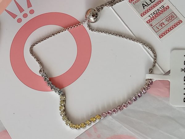 Pulsera de varios colores Pandora de circonitas