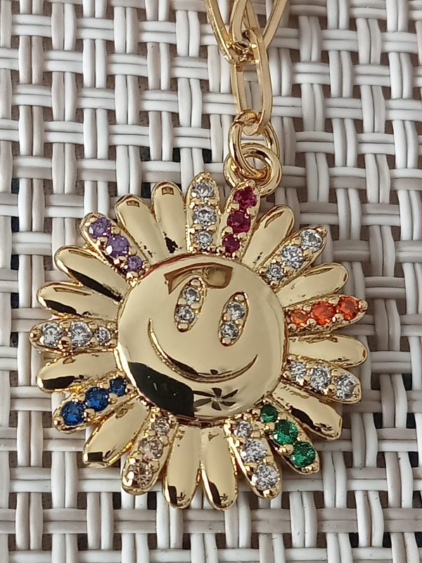 Pulsera sol dorada - Imagen 4
