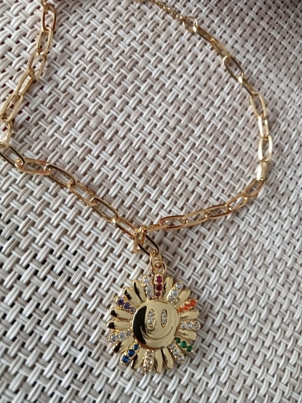 Pulsera sol dorada - Imagen 6