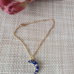 Pulsera de acero inoxidable con charms Luna