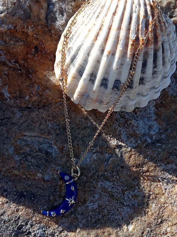 Pulsera de acero inoxidable con charms Luna - Imagen 2