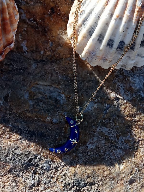 Pulsera de acero inoxidable con charms Luna - Imagen 3