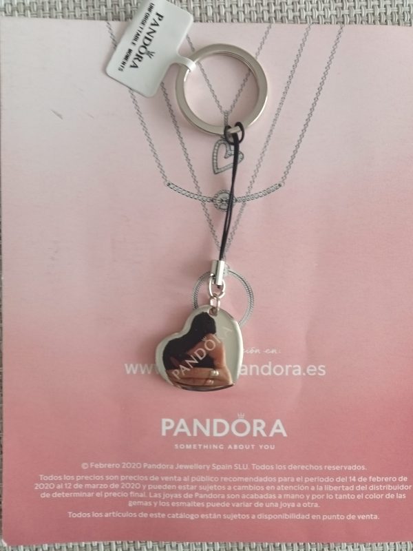 Llavero de acero inoxidable Pandora