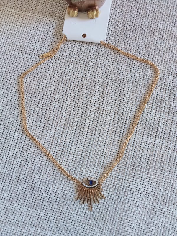 Elegante collar de ojo Turco