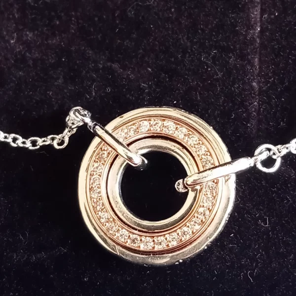 Pulsera Pavé Pandora en dos tonos - Imagen 3