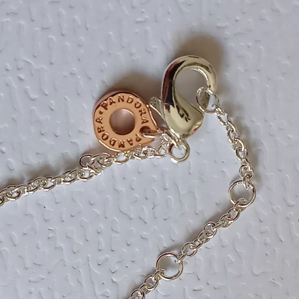Pulsera Pavé Pandora en dos tonos - Imagen 4