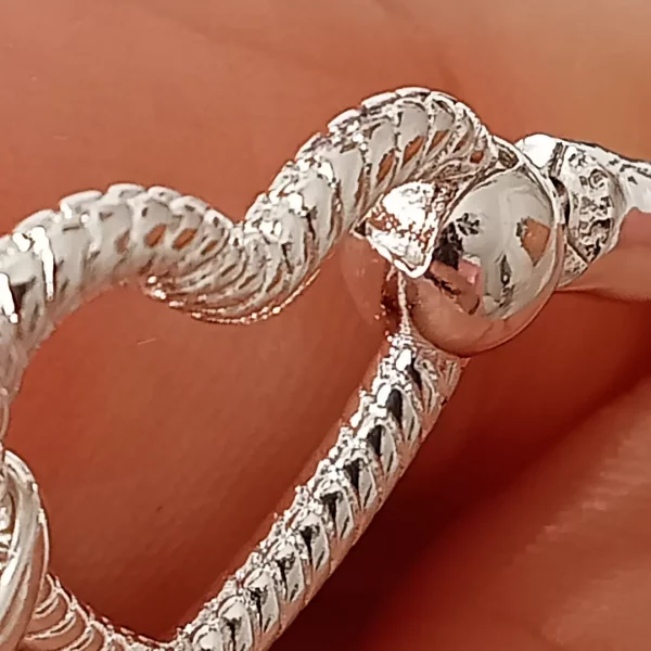Pulsera corazón plata Pandora Moments - Imagen 6