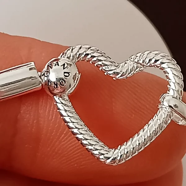 Pulsera corazón plata Pandora Moments - Imagen 5