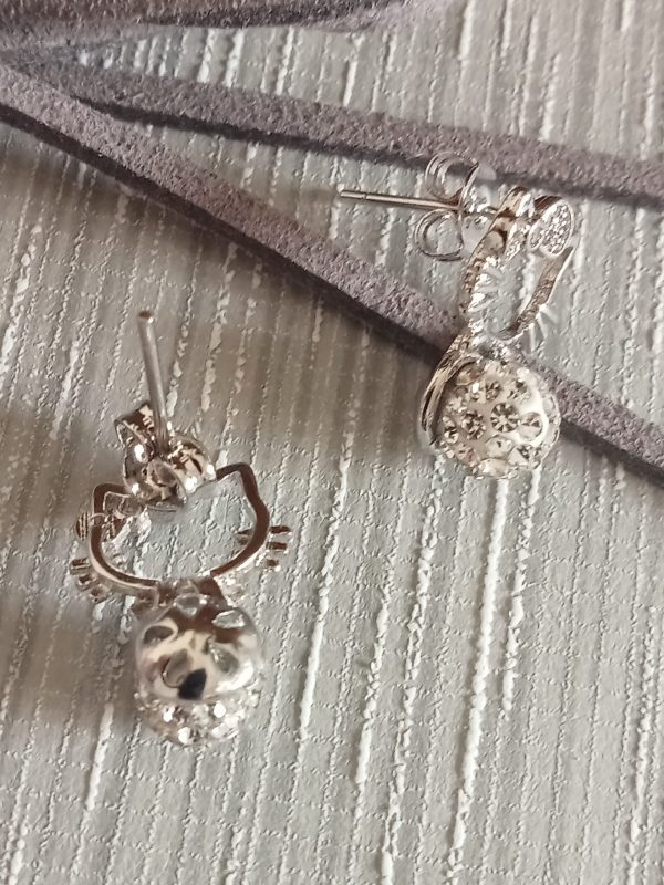 Pendientes de plata Hello Kitty - Imagen 3