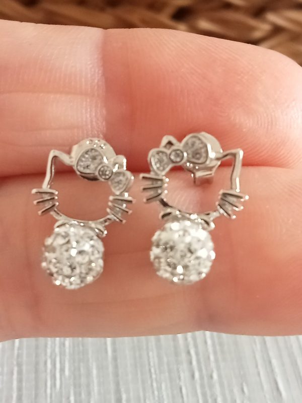 Pendientes de plata Hello Kitty - Imagen 5