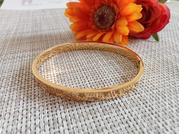 Brazalete dorado de lujo - Imagen 2