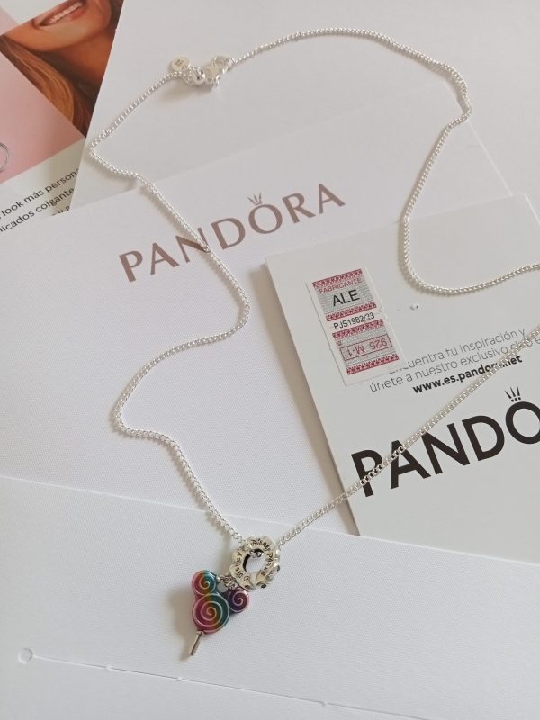 Cadena con charms Piruleta Mickey Mouse - Imagen 3