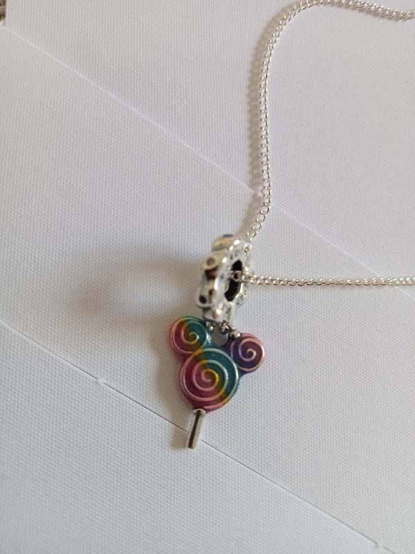 Cadena con charms Piruleta Mickey Mouse - Imagen 7