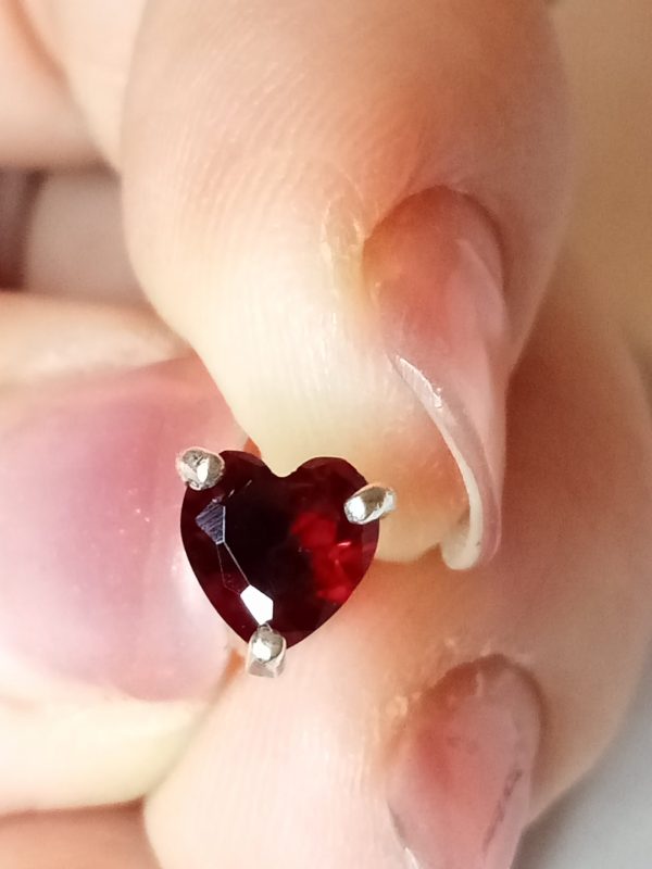 Pendientes corazón rojo Pandora - Imagen 6