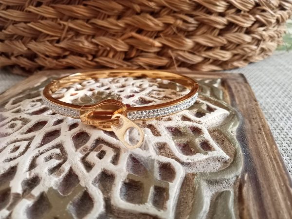 Brazalete de lujo en dorado - Imagen 4