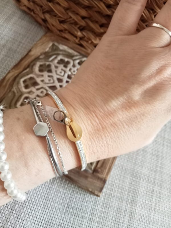 Brazalete de lujo en dorado - Imagen 5