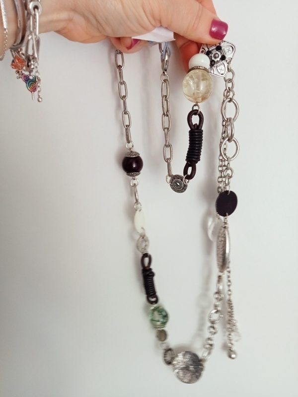 Collar cadena y abalorios de lujo - Imagen 3