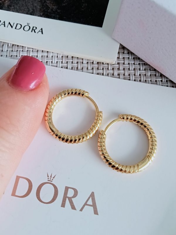 Aros dorados Pandora - Imagen 2