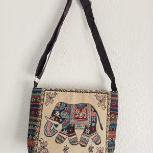 Bolso estilo etnico con elefantes