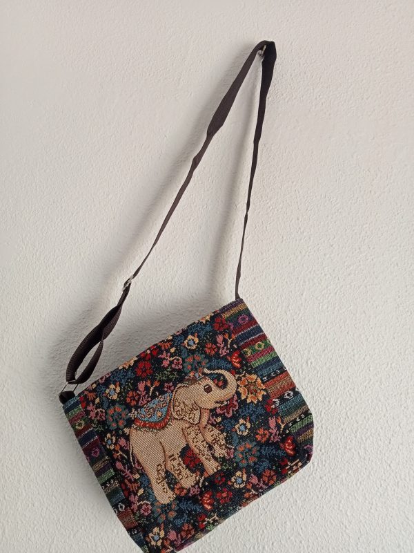 Bolso estilo etnico con Elefante - Imagen 3