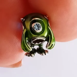 Emblemático , Charm Mike Wazowski de Disney Pixar Pandora.