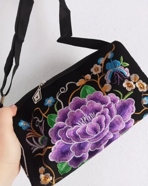 Bolso cruzado tipo Etnico