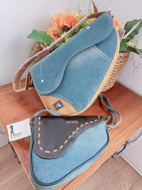 Bolso hombro tela Vaquera - Imagen 6