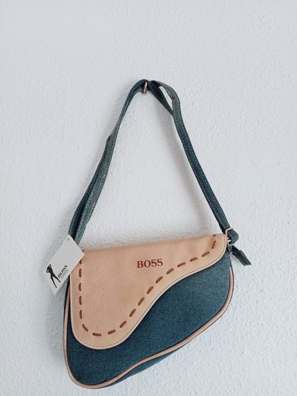 Bolso Tela vaquera cruzado. - Imagen 5