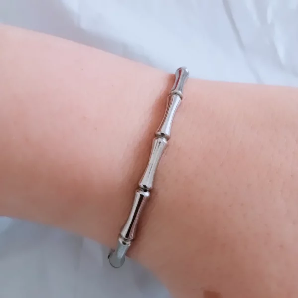 Brazalete de mujer en acero - Imagen 2