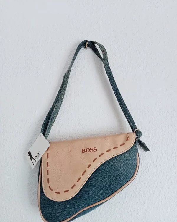 Bolso Tela vaquera cruzado.