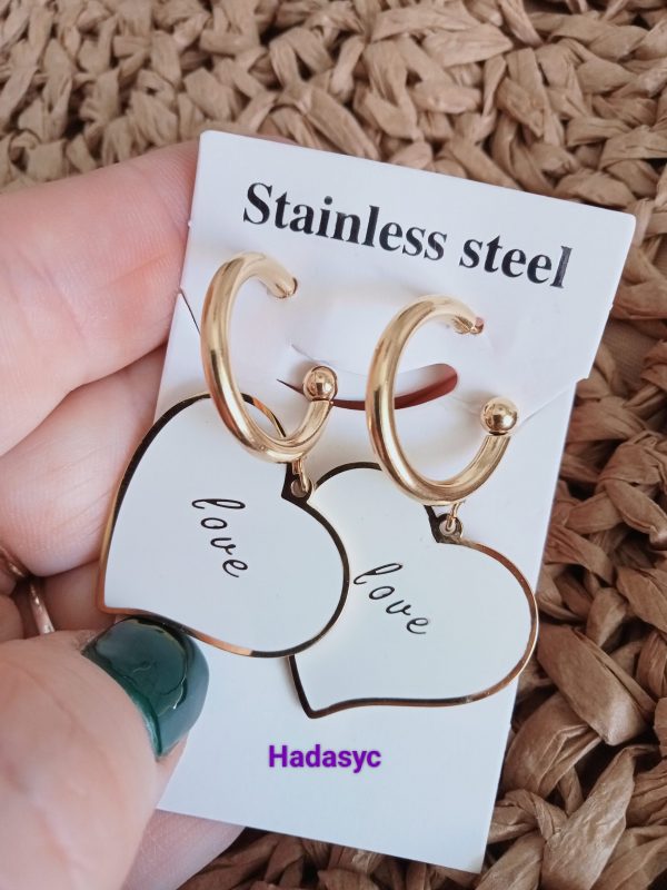 Pendientes love - Imagen 2