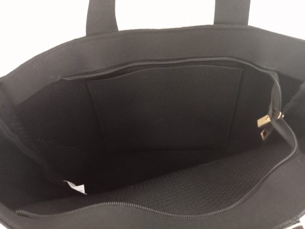 Bolso negro de hombro elástico - Imagen 4