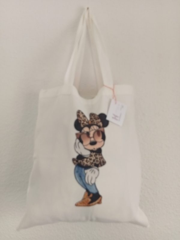 Bolso de lona con figura Minnie Mouse - Imagen 3