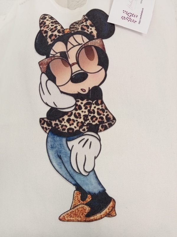 Bolso de lona con figura Minnie Mouse - Imagen 4