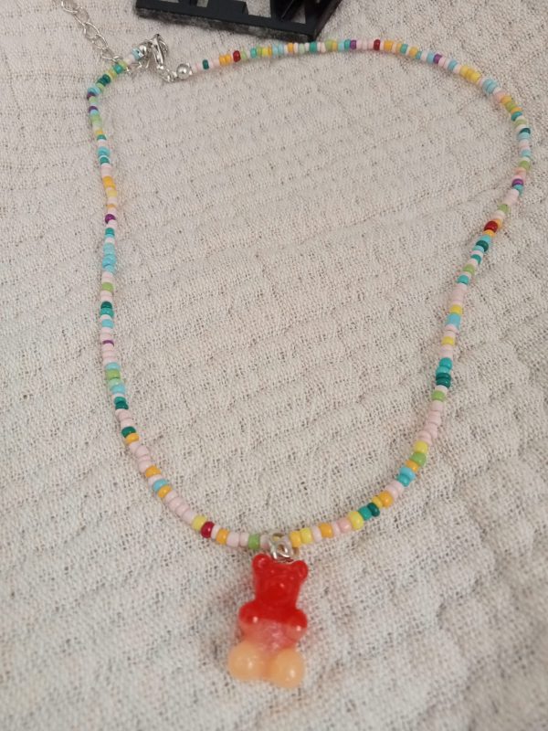 Collar de Osito gominola Rojo - Imagen 2