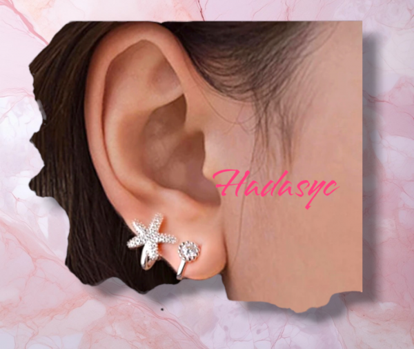 Pendientes sin perforar Estrella - Imagen 4