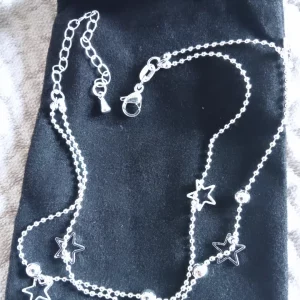 Tobillera de Estrellas en plata