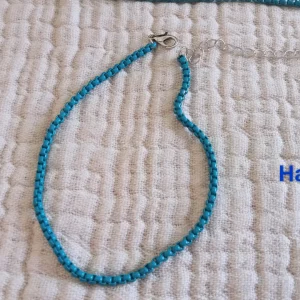 Bonita tobillera en Turquesa