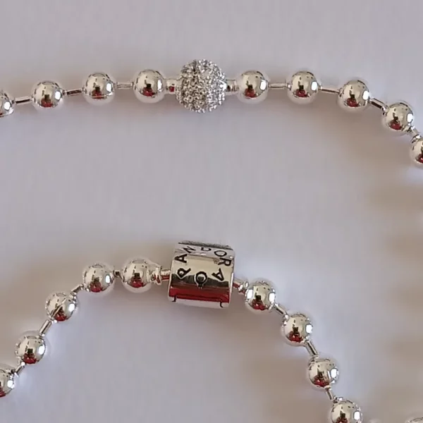 Pulsera de cuentas Pandora en plata - Imagen 4
