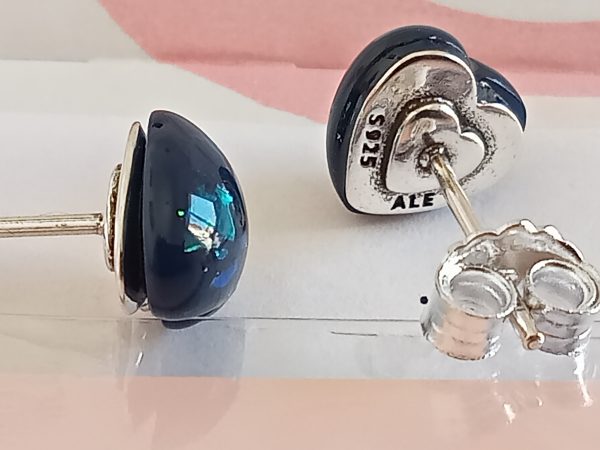 Pendientes Corazones azul Pandora - Imagen 6