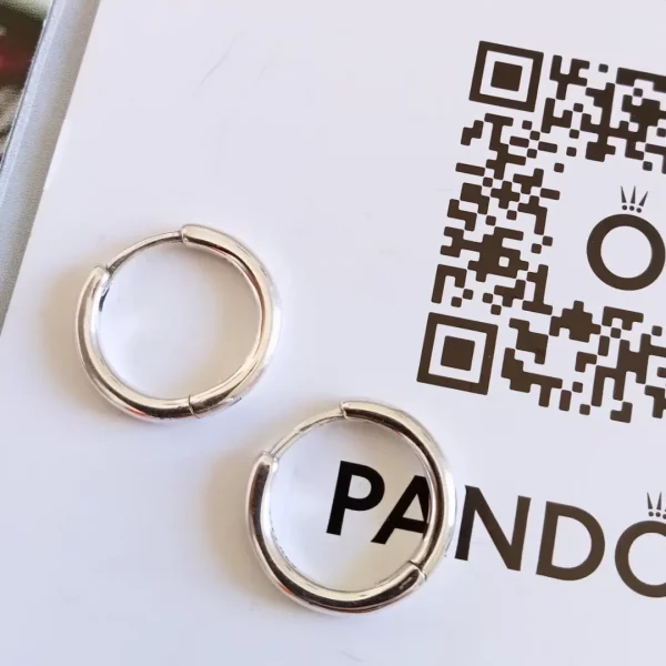 Aros plata Pandora pequeños.