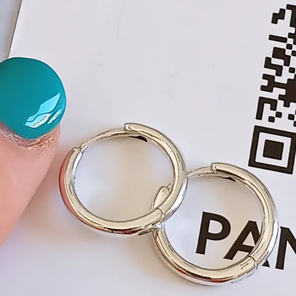 Aros plata Pandora pequeños. - Imagen 2