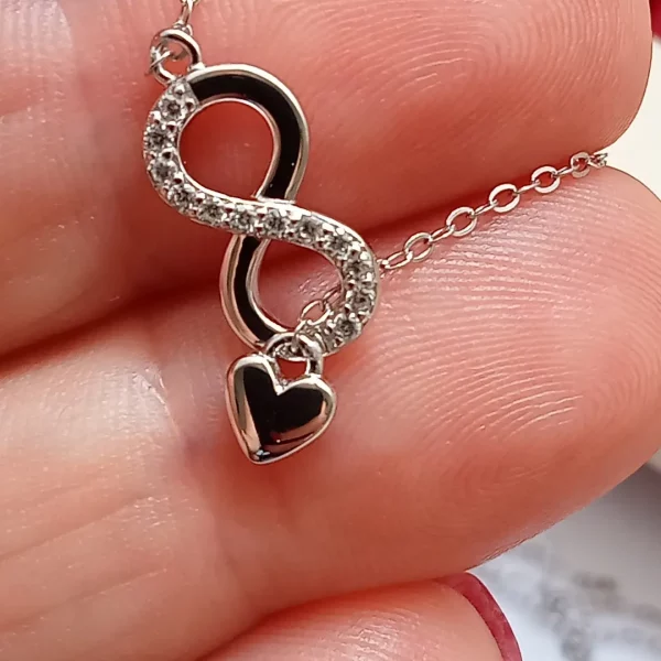 Gargantilla Infinito en plata - Imagen 4