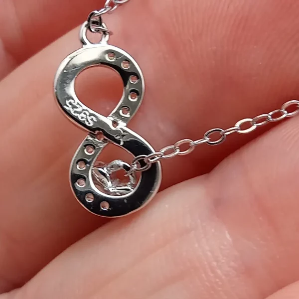Gargantilla Infinito en plata - Imagen 5