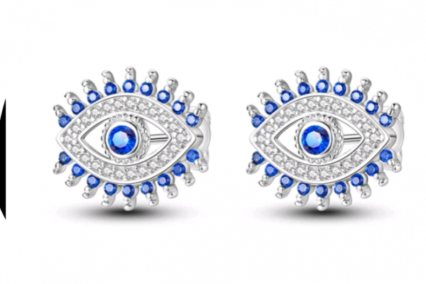 Pendientes Ojo Turco en plata - Imagen 3