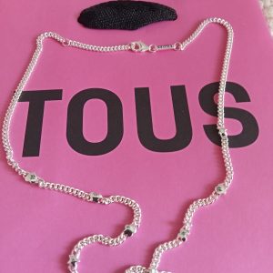 Collar cadena de T@us en plata