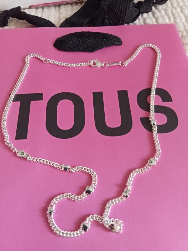 Collar cadena de T@us en plata