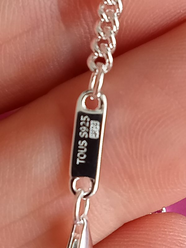 Collar cadena de T@us en plata - Imagen 5