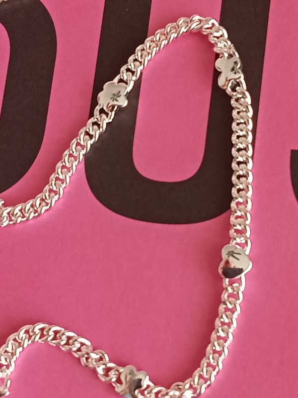 Collar cadena de T@us en plata - Imagen 4
