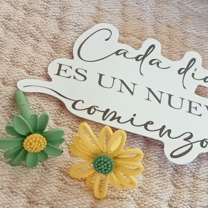 Pendientes Margaritas varios colores.